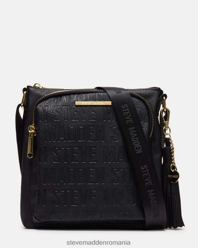 Steve Madden unisex crossbody cu logo negru sac 2L84L0355