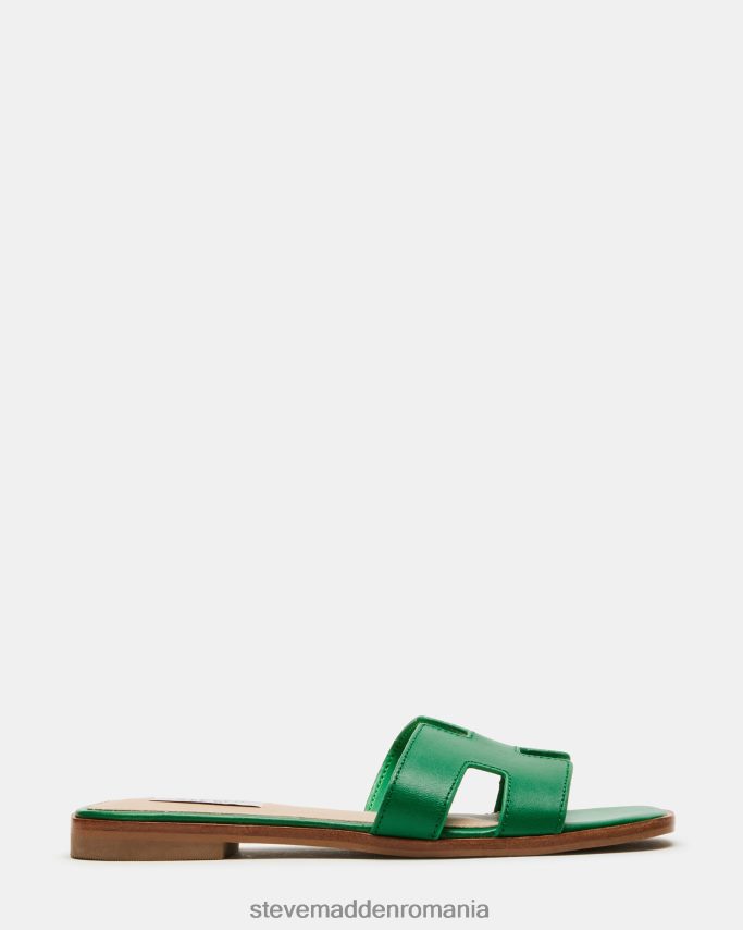 Steve Madden femei hadyn piele verde încălţăminte 2L84L037